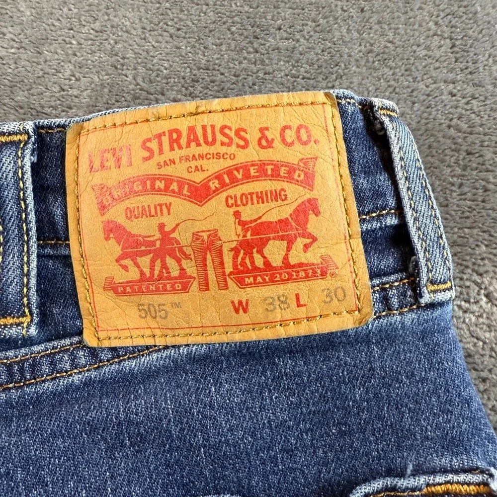 Levi's‎ 501 Men's Jeans Straight Leg Size 38X30 Medium Wash